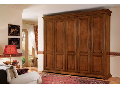Bedroom wardrobe closet wood living room furniture brown Italy