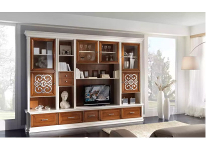 Living room wall shelf TV cabinet wall cabinets wood living room furniture new