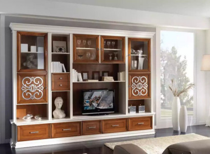 Living room wall shelf TV cabinet wall cabinets wood living room furniture new