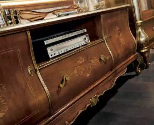 Brown TV shelf, rtv sideboard, living room furniture, wood stand, dresser