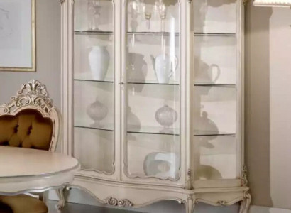 Display cabinet glass cupboard display case living room wood sideboard luxury furniture new