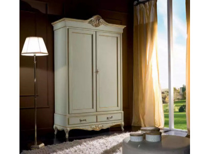 Classic wardrobe furniture wood cabinets bedroom white new