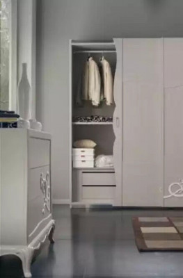 Wardrobe Closet Bedroom Wood Furniture Italian Style New