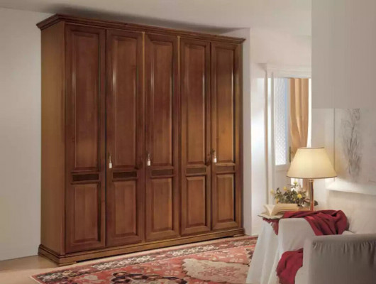 Classic wardrobe furniture cabinets bedroom design brown new