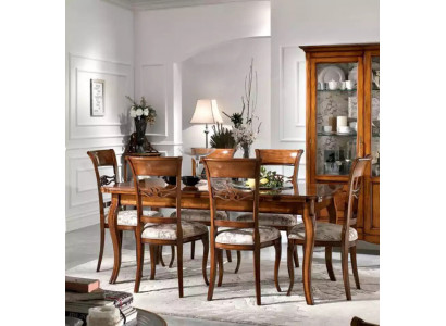 Dining table 6x chairs dining room set dining group table 7-piece set new