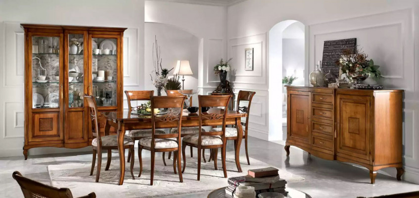 Dining table 6x chairs dining room set dining group table 7-piece set new
