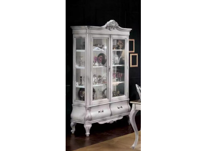 Wood display cabinet white sideboard design cabinets Italian furniture cabinet