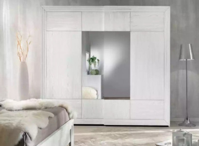 Wardrobe White Closet Wood Bedroom Design Modern Furniture New