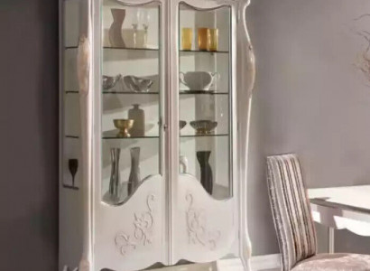 Display glass cabinet living room wood sideboard Italian furniture
