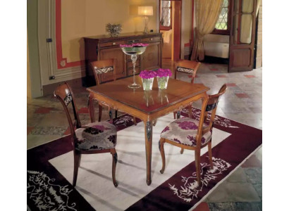 Complete Set Dining Table with 4 Chairs Dining Room Set Dining Group Wood Table 5-piece Set