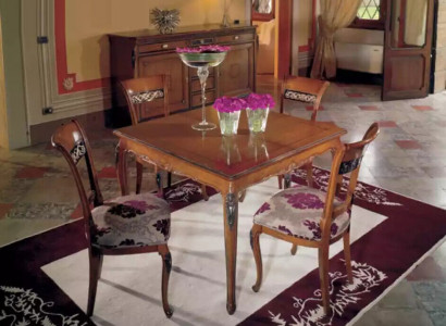 Complete Set Dining Table with 4 Chairs Dining Room Set Dining Group Wood Table 5-piece Set