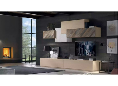 Living room complete set lowboard TV cabinet wall unit luxury new