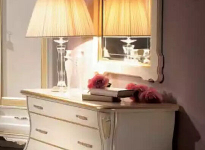 Sideboard Luxury Mirror Classic White Bedroom Furniture Cabinets Dressers