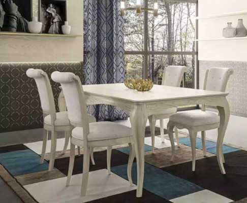 Dining room table dining table with 4 chairs set furniture set 5-piece furniture