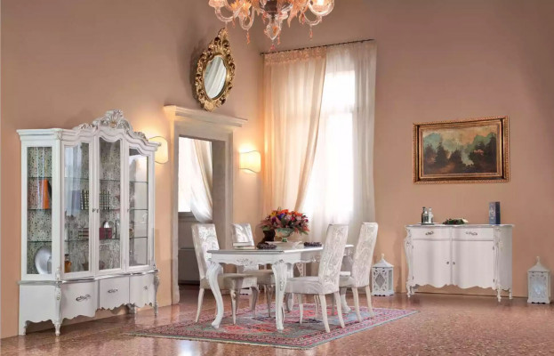 Italian dining tables, luxury wooden tables, furniture dining table, classic table.