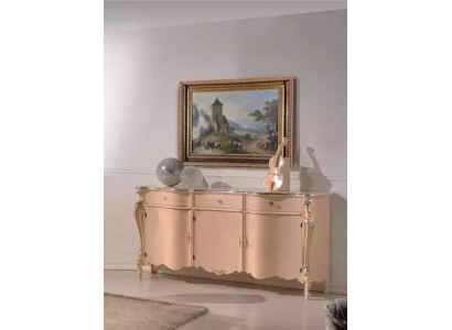 Sideboard dresser luxury beige cabinets wood wooden cabinet cabinet 200x57x100