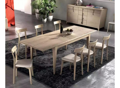 Dining set dining table 6 x chairs set table dining group 7-piece table dining room