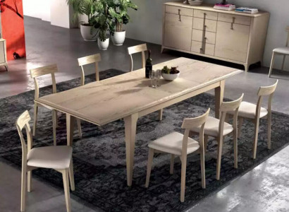 Dining set dining table 6 x chairs set table dining group 7-piece table dining room
