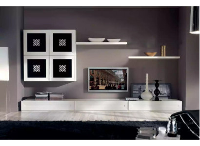 Modern wall unit set sideboard living room wall cabinet furniture