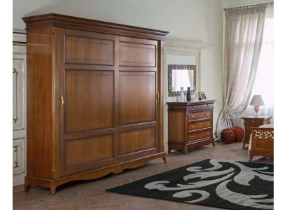 Solid wood wardrobe wooden cabinet wardrobe bedroom furniture Italy new