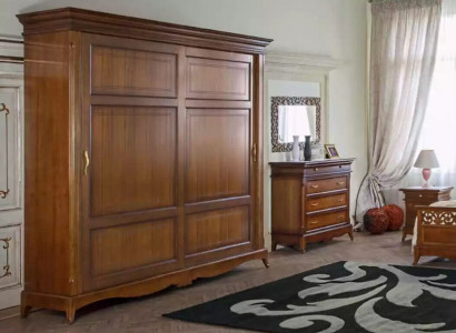 Solid wood wardrobe wooden cabinet wardrobe bedroom furniture Italy new