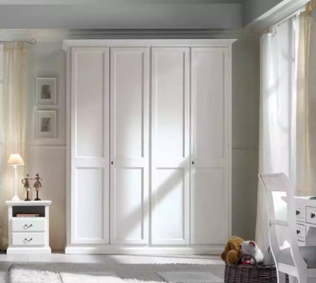 Wardrobe cupboard art deco style wood furniture classic bedroom