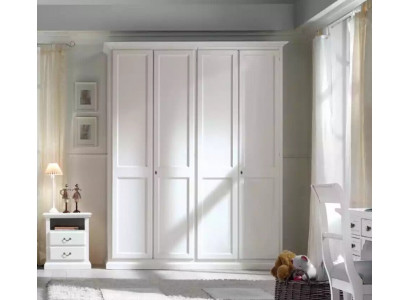 Wardrobe cupboard art deco style wood furniture classic bedroom
