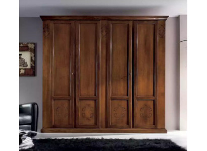 Bedroom wardrobe closet cabinets wooden cabinet design brown