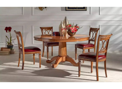 Dining table set with 4 chairs for the dining room, 5-piece set.