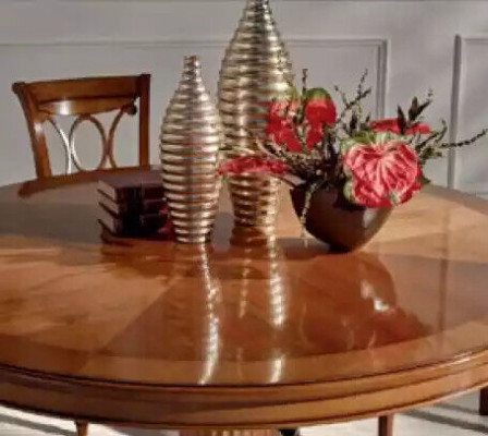 Dining table set with 4 chairs for the dining room, 5-piece set.