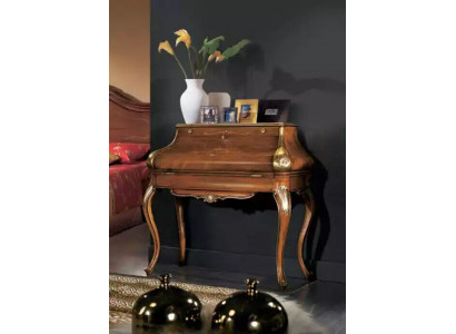 Design Luxury Brown Console Table Bedroom Furniture Vanity Table Wood