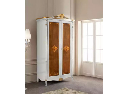 Wardrobe White Luxury Closet Bedroom Wood Furniture Cabinets New