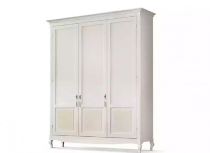 Wardrobe Bedroom Wood Classic Design Furniture White Cabinets