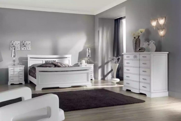 Bed 2x Nightstands 4-piece Bedroom Set Modern Luxury Bedroom New