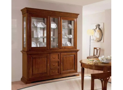 Classic showcase Italian luxury furniture display cabinet wood cabinet design cabinet