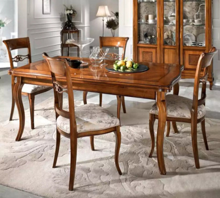 Dining set dining table 4 x chairs set classic dining group 5-piece tables