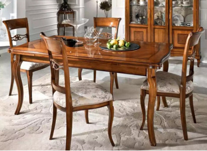 Dining set dining table 4 x chairs set classic dining group 5-piece tables