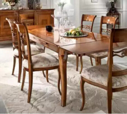 Dining set dining table 4 x chairs set classic dining group 5-piece tables