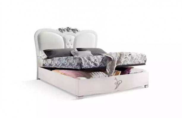 Bedroom Set Bed + 2x Nightstands Beds Italian Furniture 3-piece set.