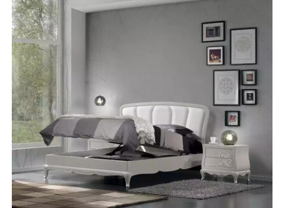 Bed 2x nightstands 3-piece bedroom set modern luxury bedroom