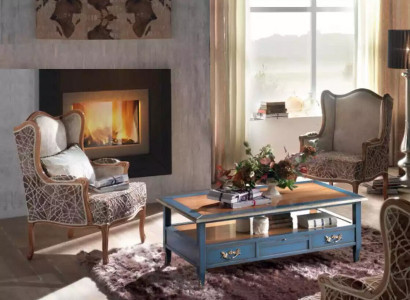 Set of 2x armchairs living room table sofa luxury coffee table side 3-piece new