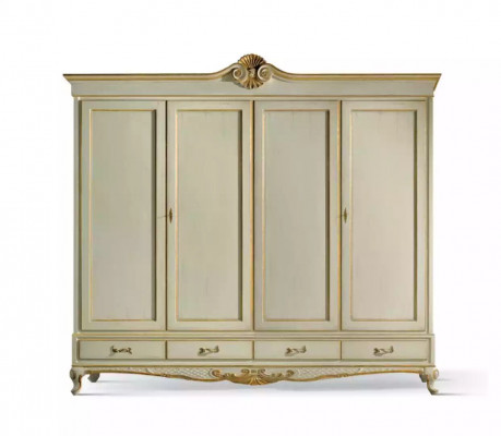 Wardrobe Closet Luxury Bedroom Wood Italian Furniture New