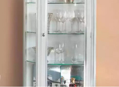 Luxurious wood cabinets designer cabinets white Italian furniture shelf