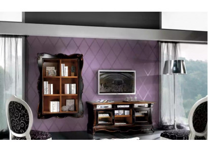 TV stand wall unit shelves living room classic wood design furniture new