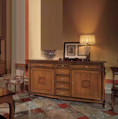 Luxury wardrobe furniture wooden cabinet Italian sideboard dresser cabinet