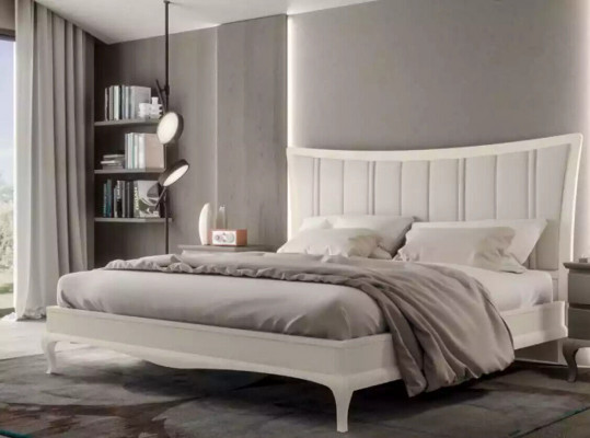 Design bedroom 3-piece. Bed 2x nightstands modern luxury beds furniture