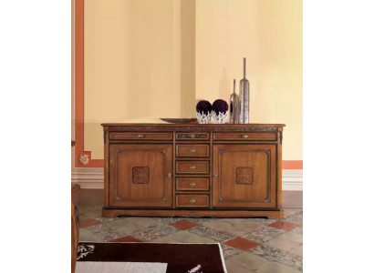Sideboard furniture design classic wooden dressers brown luxury wooden cabinet