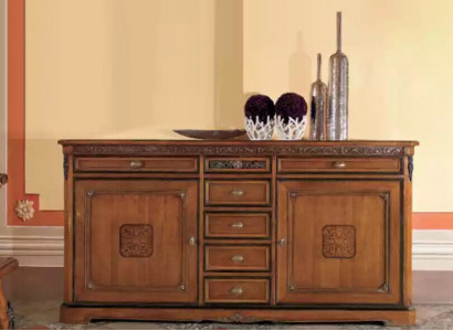 Sideboard furniture design classic wooden dressers brown luxury wooden cabinet