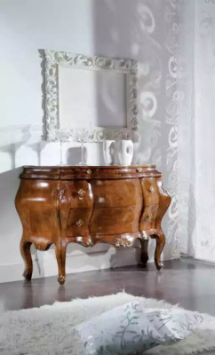 Classic chest of drawers cabinet wood cabinets furniture consoles Italian new