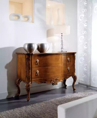 Chest of drawers luxury furniture design wood bedroom wooden cabinet brown new